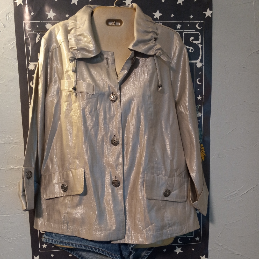 Nwot Ruby Rd. Lightweight Jacket/Cover Up - image 3